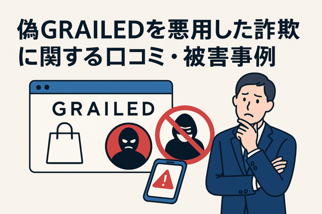 偽GRAILEDを悪用した詐欺に関する口コミ・被害事例