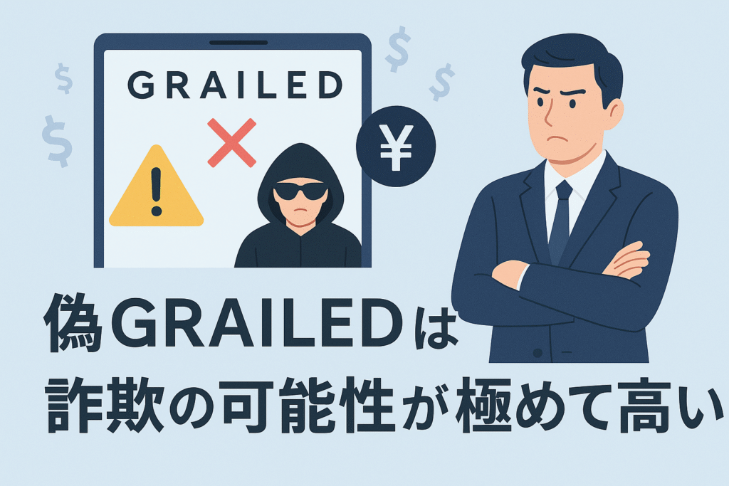 偽GRAILEDは詐欺の可能性が極めて高い