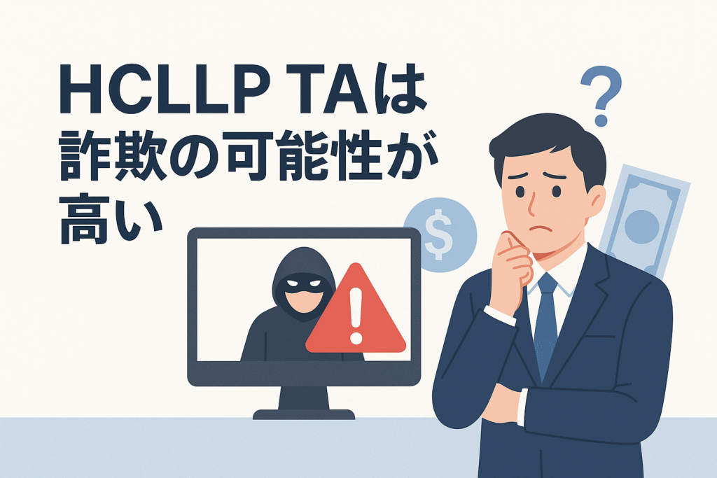 HCLLP TAは詐欺の可能性が高い