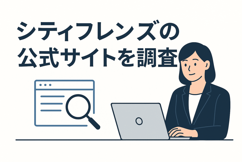 シティフレンズの公式サイトを調査