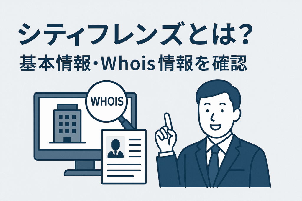 シティフレンズとは？基本情報・Whois情報を確認