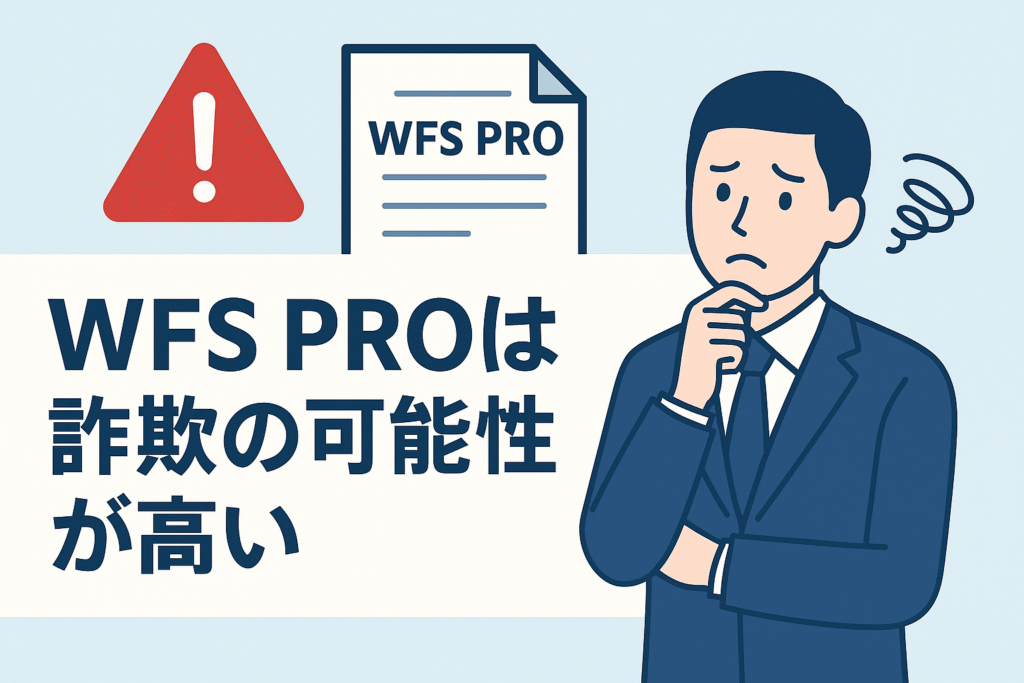 WFS PROは詐欺の可能性が高い