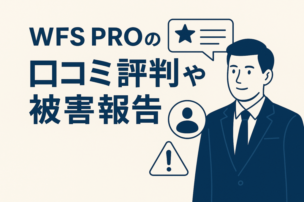 WFS PROの口コミ評判や被害報告