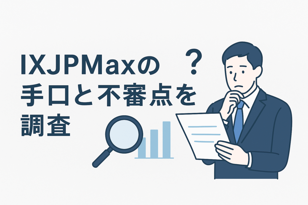 IXJPMaxの手口と不審点を調査