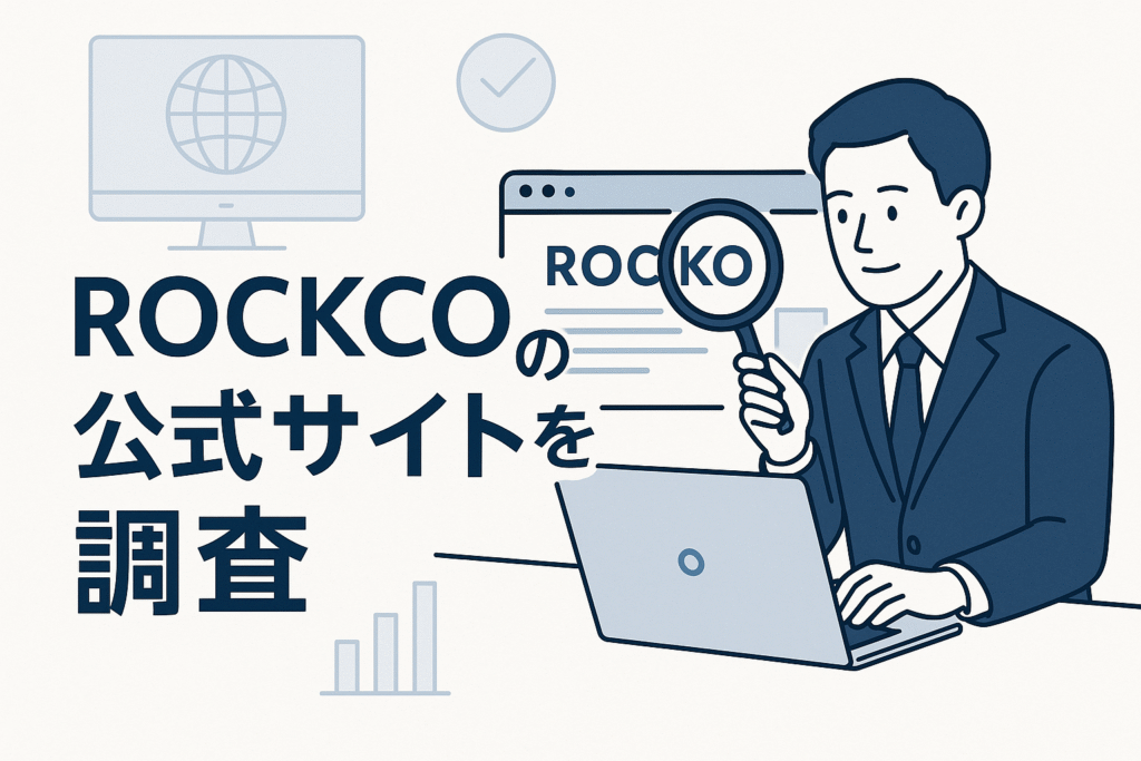 ROCKCOの公式サイトを調査