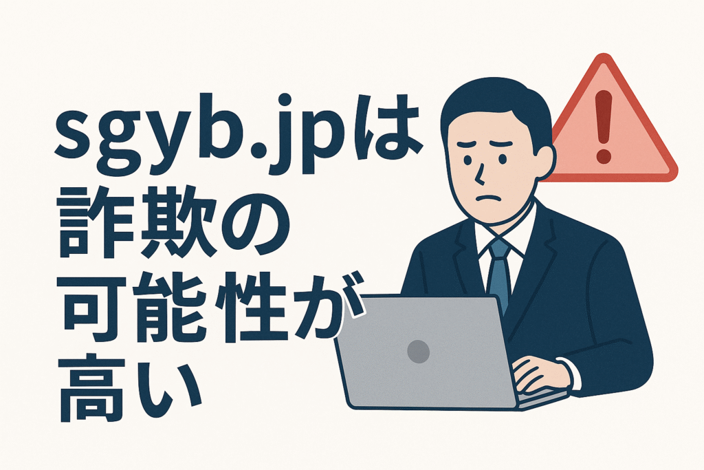 sgyb.jpは詐欺の可能性が高い