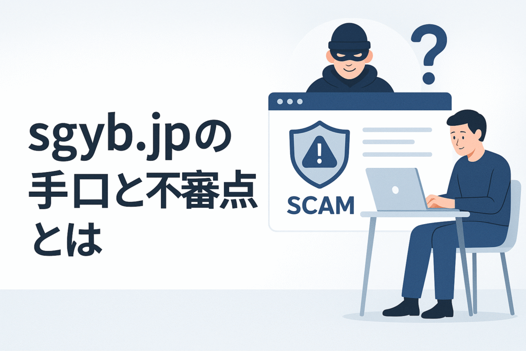 sgyb.jpの手口と不審点とは