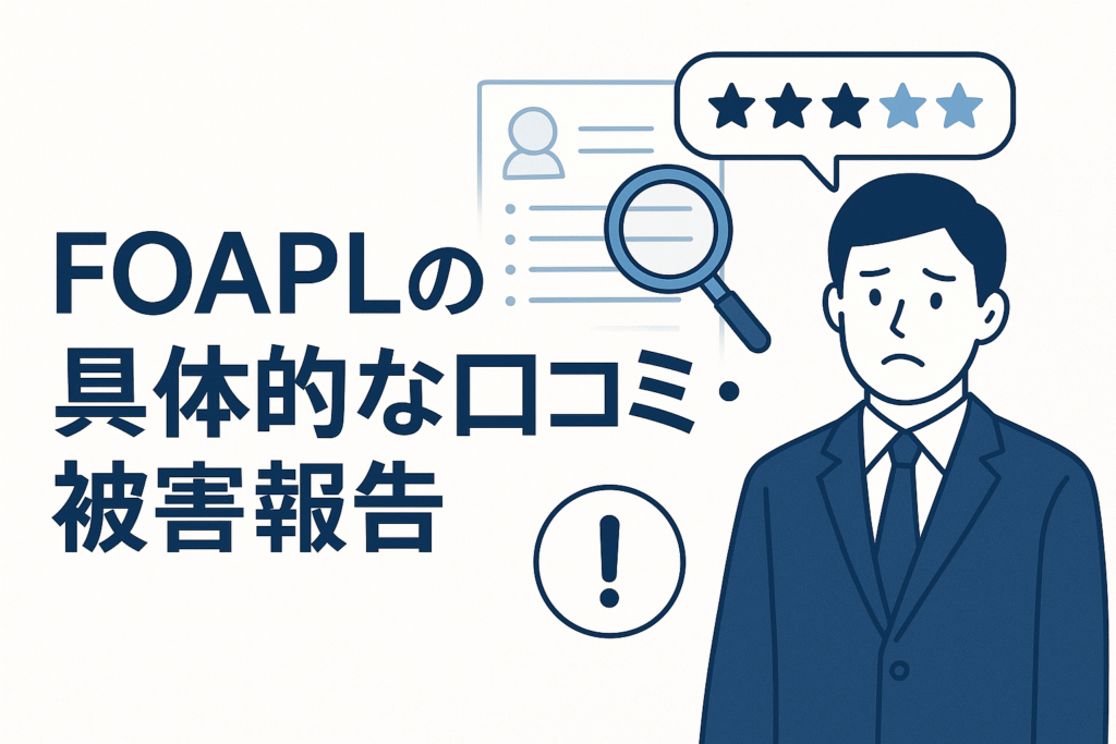 FOAPLの具体的な口コミ・被害報告