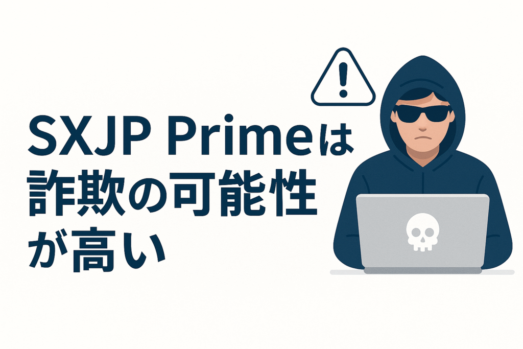 SXJP Primeは詐欺の可能性が高い
