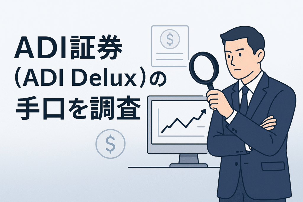 ADI証券（ADI Delux）の手口を調査