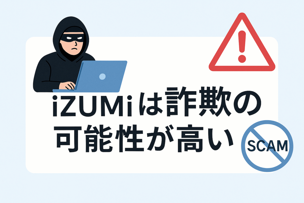 iZUMiは詐欺の可能性が高い