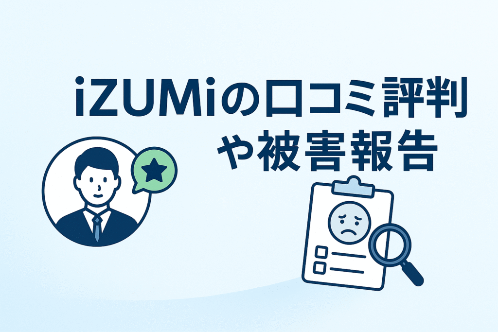 iZUMiの口コミ評判や被害報告
