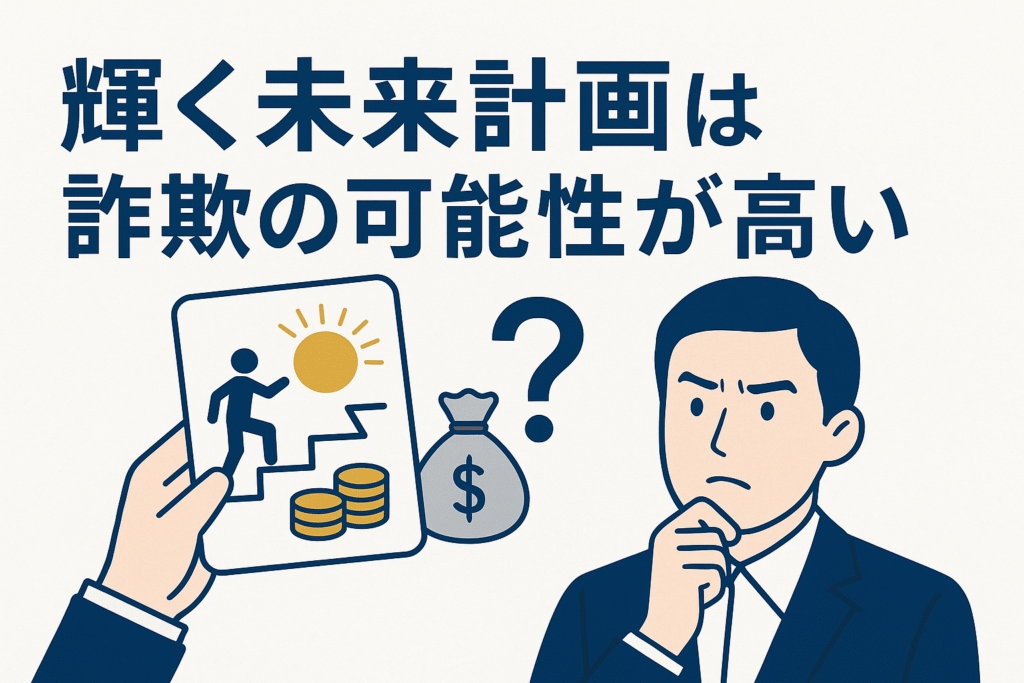 輝く未来計画は詐欺の可能性が高い