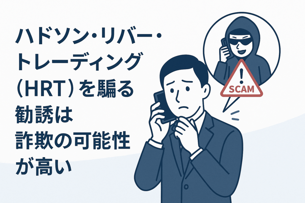 ハドソン・リバー・トレーディング（HRT）を騙る勧誘は詐欺の可能性が高い