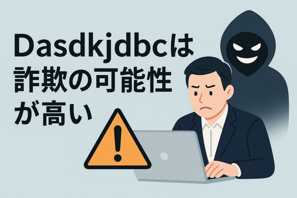 Dasdkjdbcは詐欺の可能性が高い