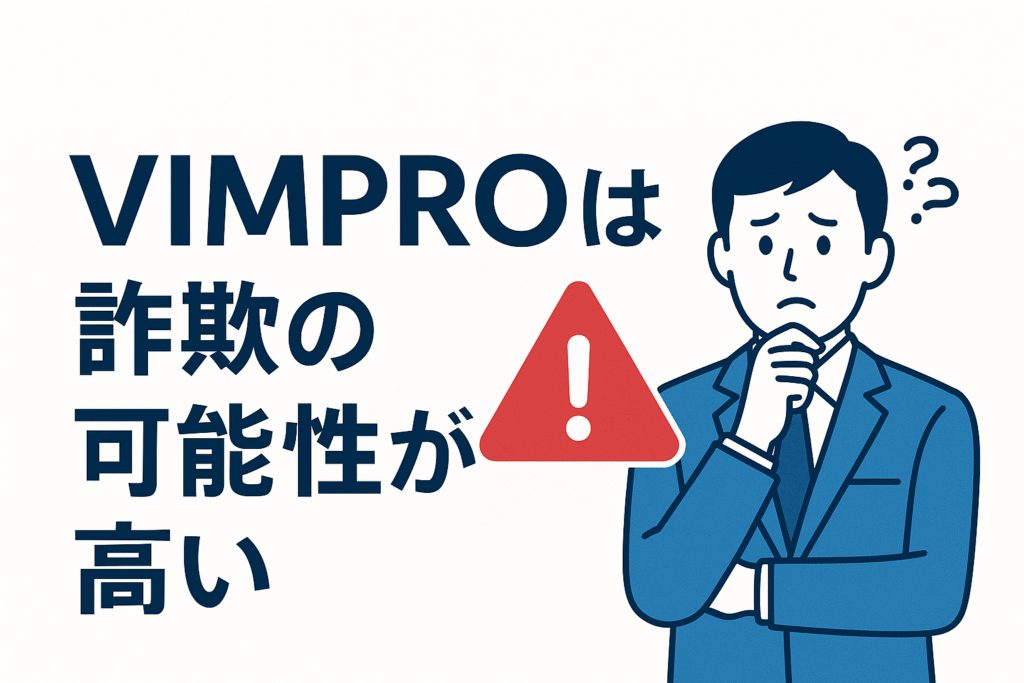 VIMPROは詐欺の可能性が高い