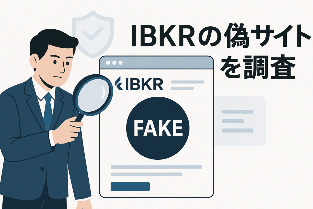 IBKRの偽サイトを調査