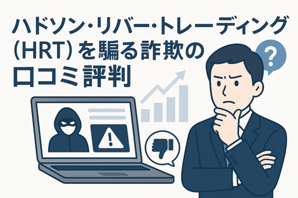 ハドソン・リバー・トレーディング（HRT）を騙る詐欺の口コミ評判