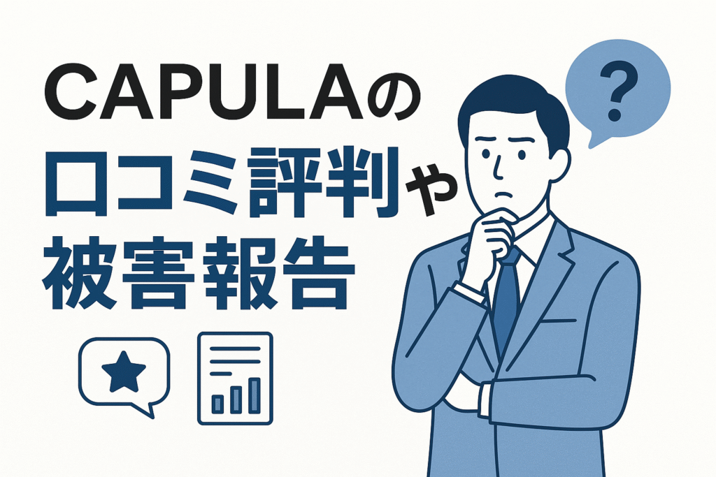 CAPULAの口コミ評判や被害報告