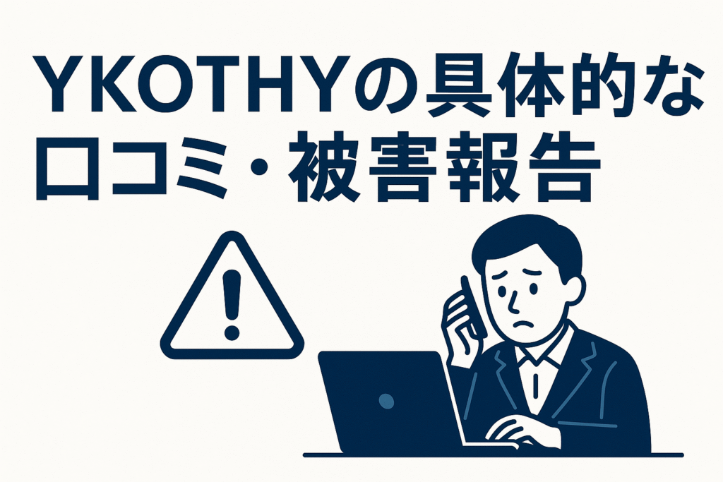 YKOTHYの具体的な口コミ・被害報告