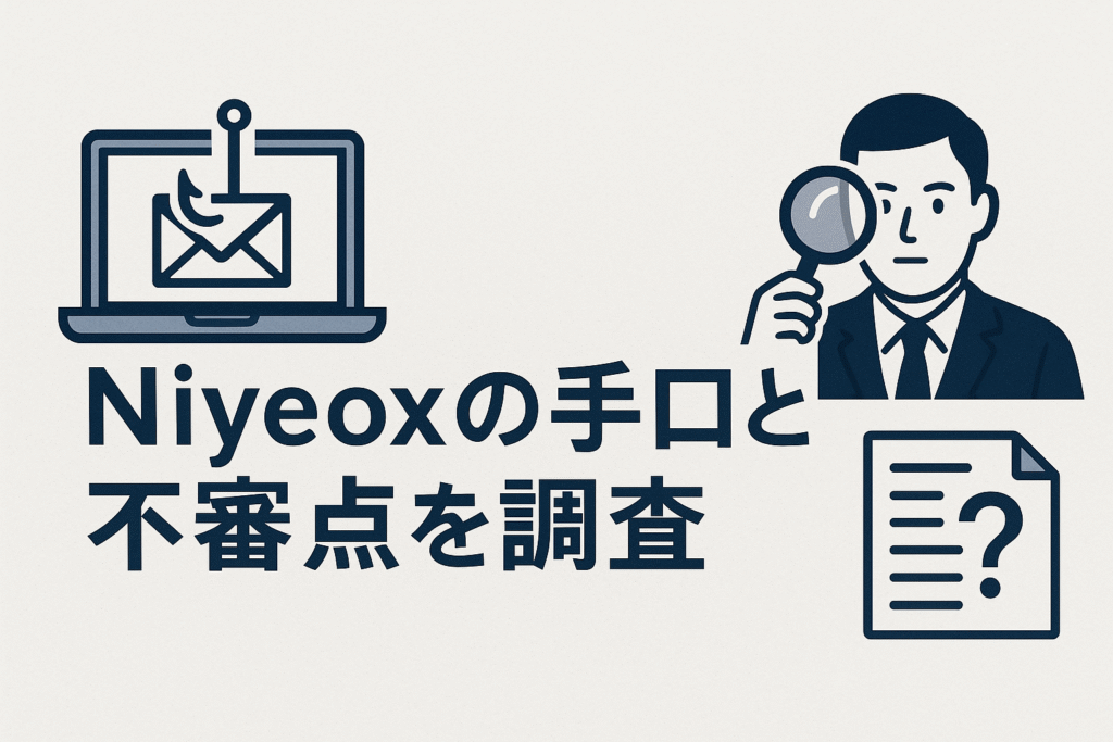 Niyeoxの手口と不審点を調査