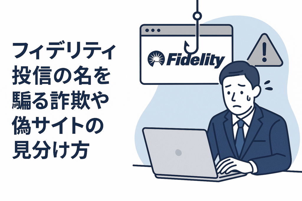 フィデリティ投信の名を騙る詐欺や偽サイトの見分け方