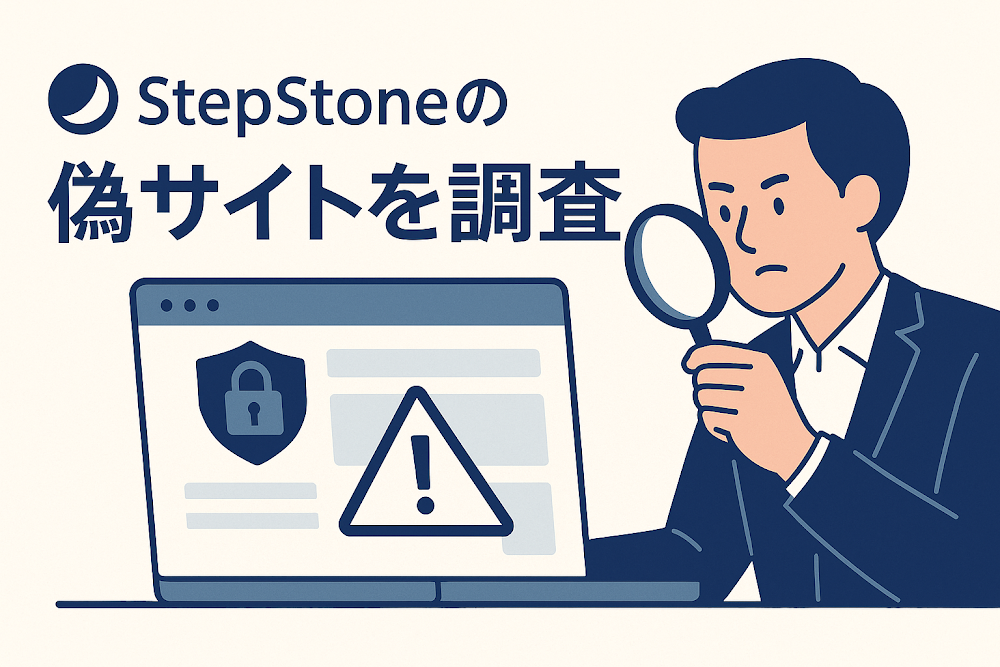 StepStoneの偽サイトを調査