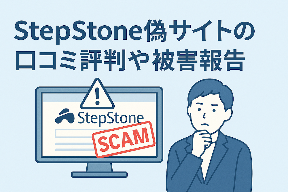 StepStone偽サイトの口コミ評判や被害報告