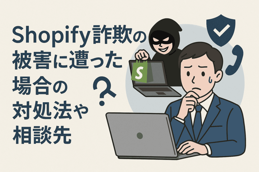 Shopify詐欺の被害に遭った場合の対処法や相談先