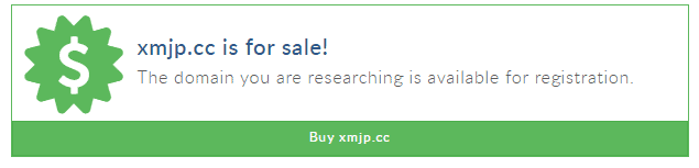 Xmjp.ccのサイトはすでに売却されている