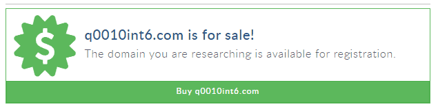 Q0010int6.comはすでに売却されている
