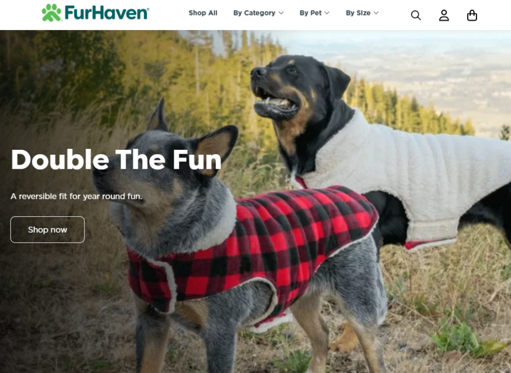 Furhavenのトップページ