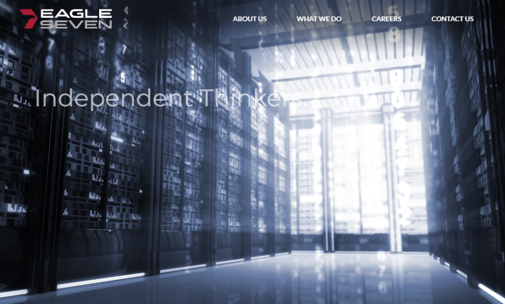 EAGLE SEVEN公式サイトのトップページ