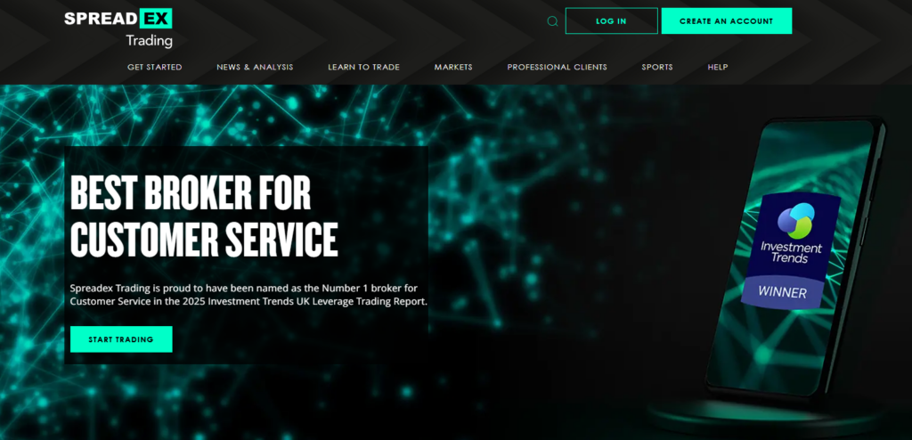 SpreadEX公式サイトのトップページ