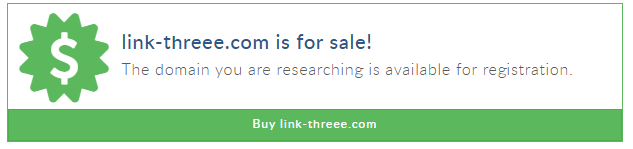 link-threee.comはすでに売却されている