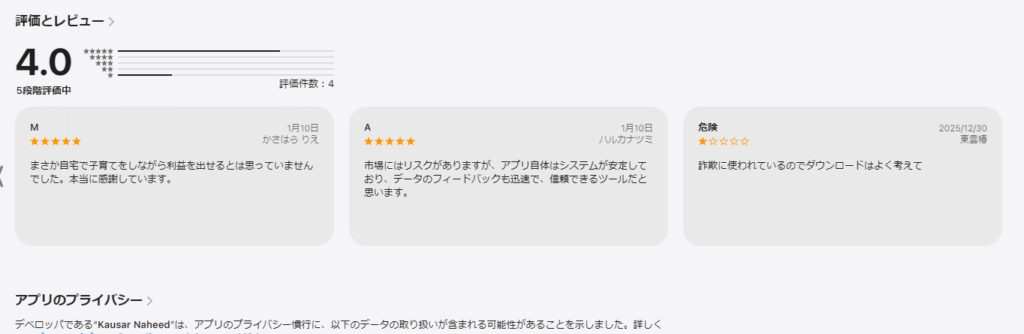 Applestoreの口コミパート