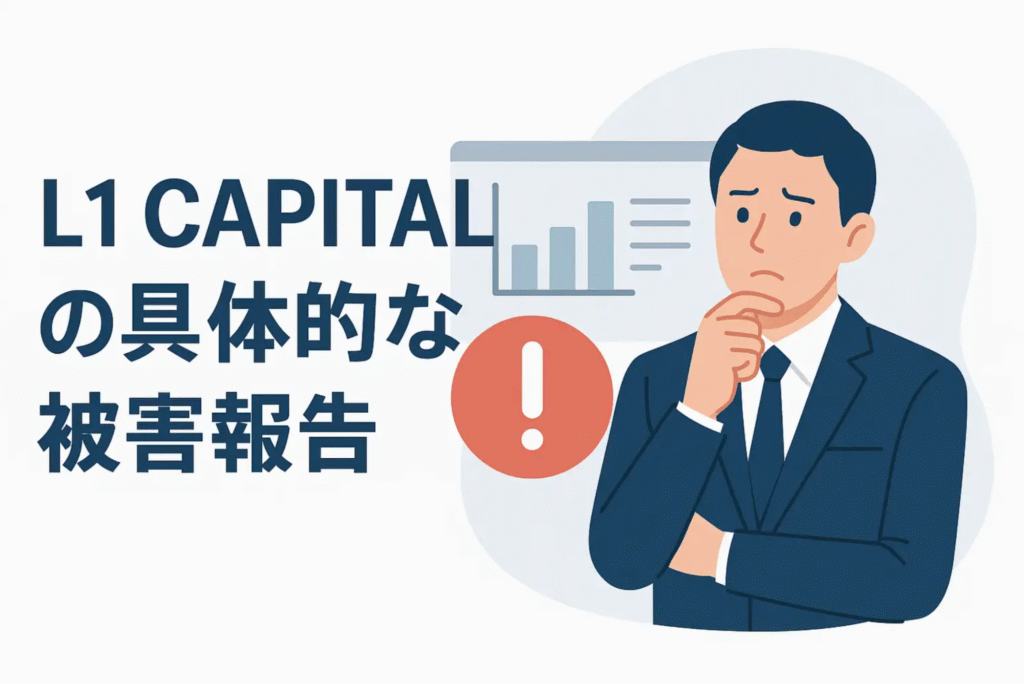 L1 CAPITALの具体的な被害報告
