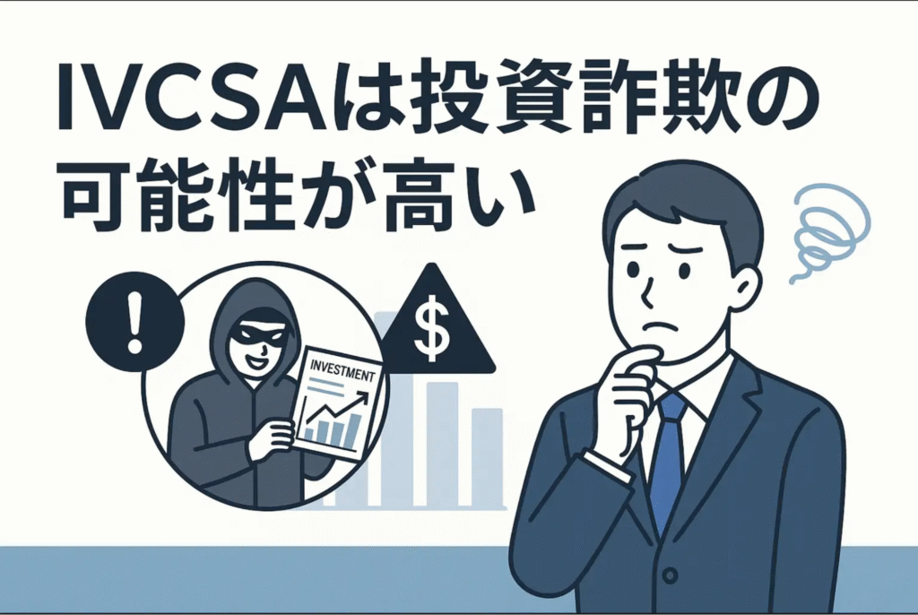 IVCSAは投資詐欺の可能性が高い