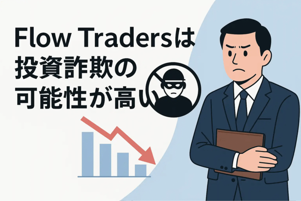 Flow Tradersは投資詐欺の可能性が高い