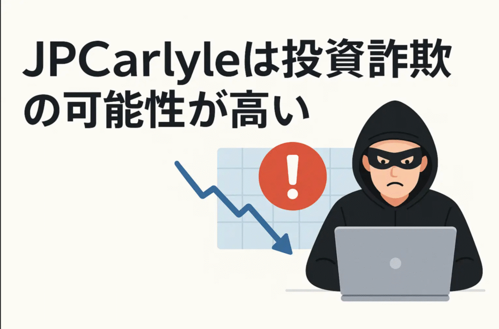 jpcarlyleは投資詐欺の可能性が高い