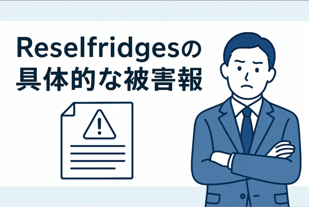 Reselfridgesの具体的な被害報告