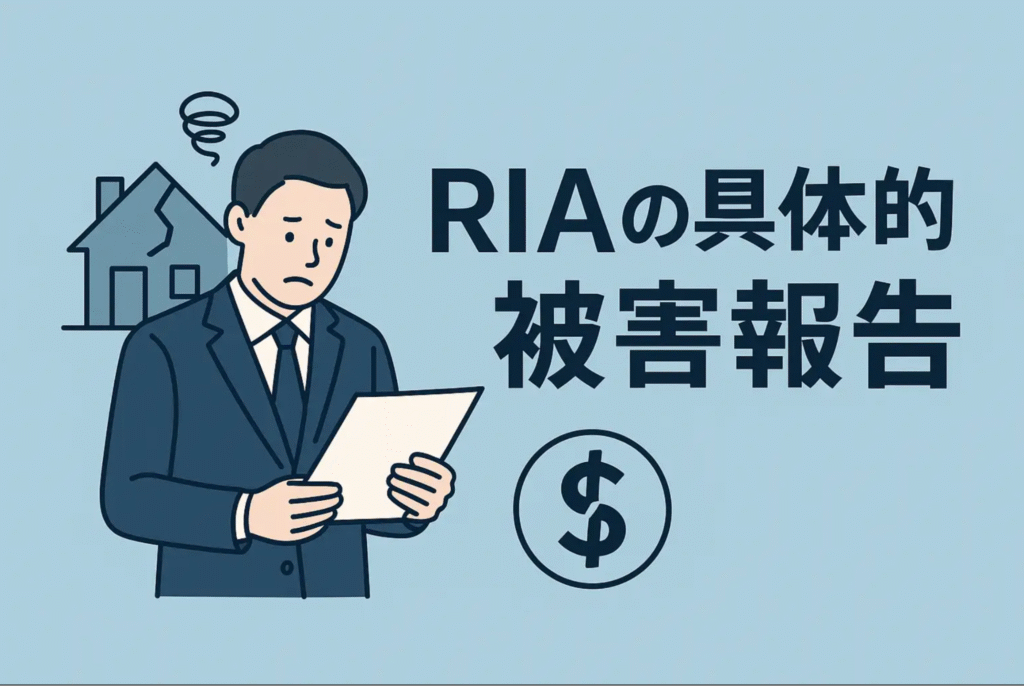 RIAの具体的な被害報告