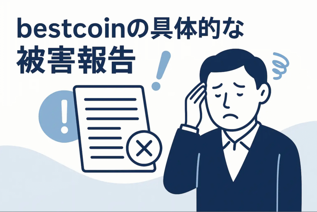 bestcoinの具体的な被害報告
