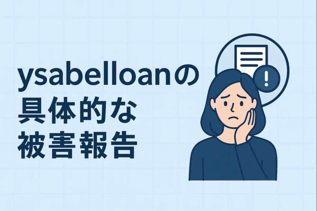 ysabelloanの具体的な被害報告