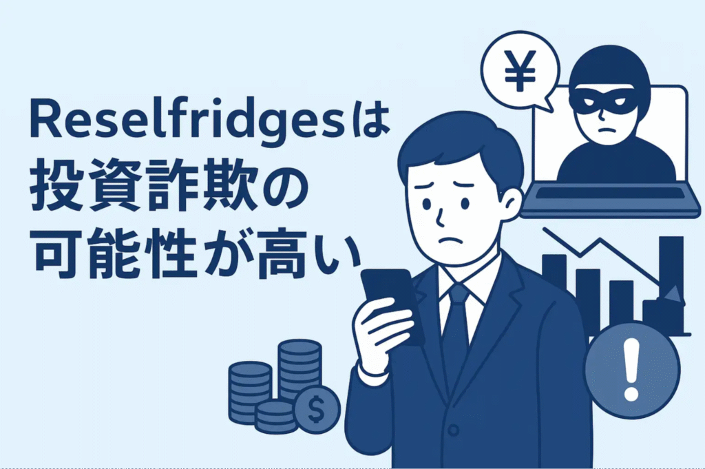 Reselfridgesは投資詐欺の可能性が高い