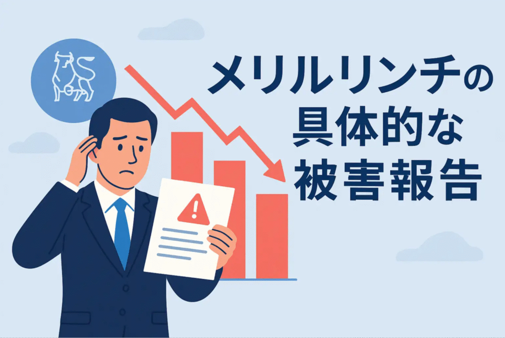 メリルリンチの具体的な被害報告