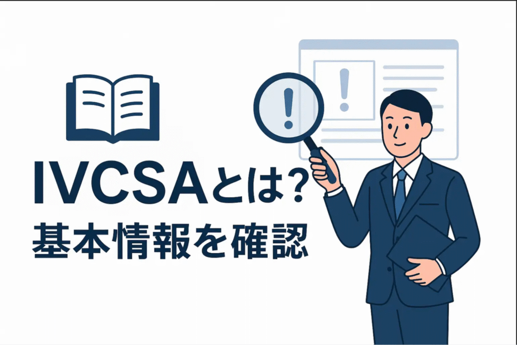 IVCSAとは？基本情報を確認