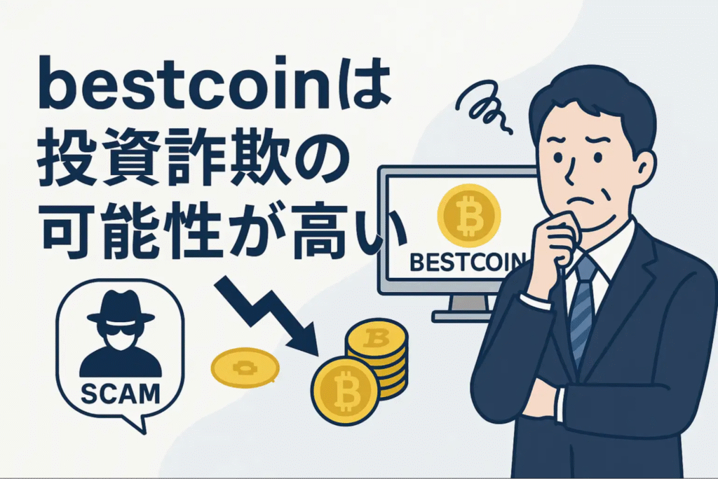 bestcoinは投資詐欺の可能性が高い