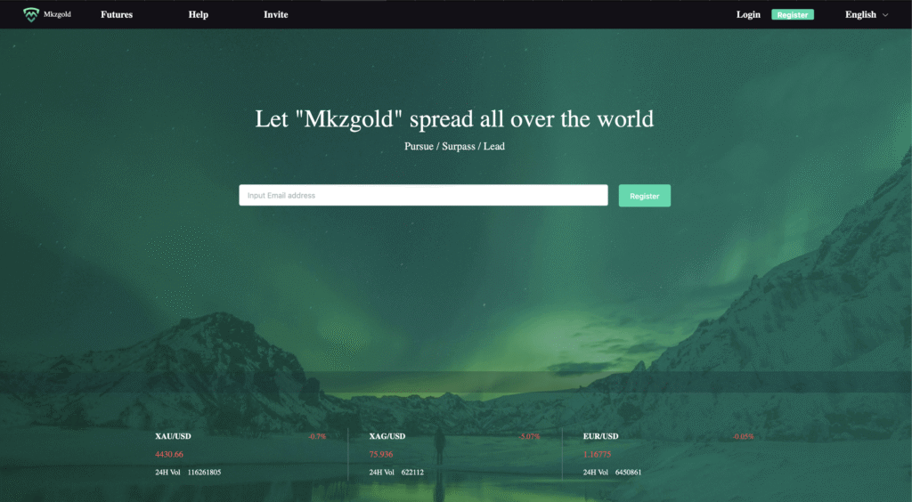 Mkzgoldサイト上部