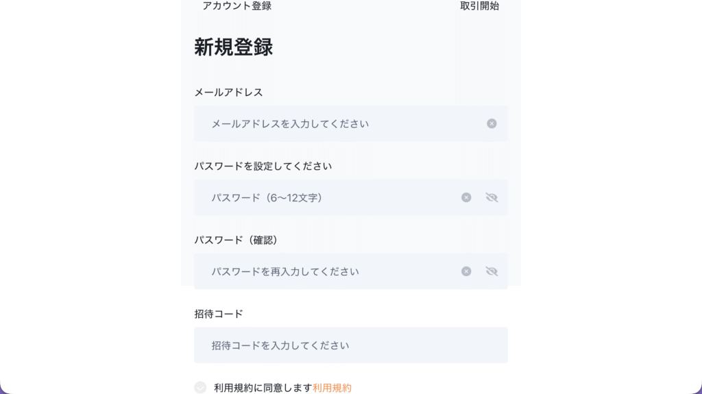 velmorininvest.comサイト新規登録画面